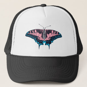 Transgender Pride Flag Swallowtail Butterfly Trucker Hat