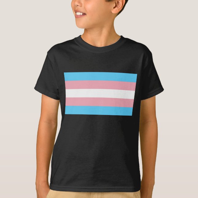 Transgender Pride Flag T-Shirt (Front)