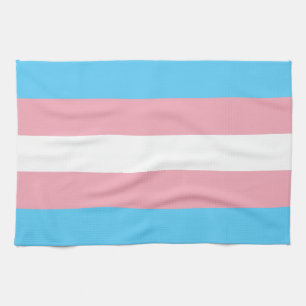 Transgender Pride Flag Tea Towel