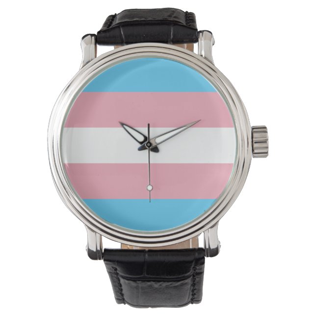 Transgender Pride Flag Watch (Front)