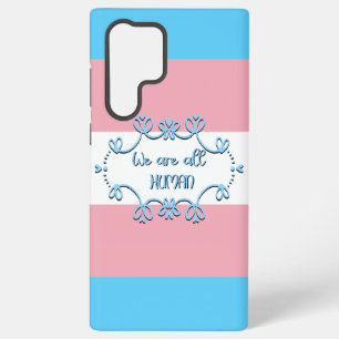 Transgender Pride Flag We Are All Human Samsung Galaxy Case