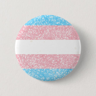 Transgender Pride Glitter  6 Cm Round Badge
