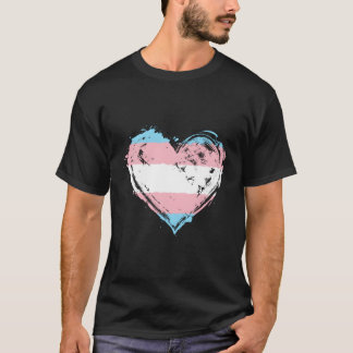 Transgender Pride He Flag Trans Awareness T-Shirt