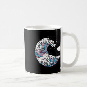 Transgender Pride Lgbtq Trans Flag - Japanese Wave Coffee Mug