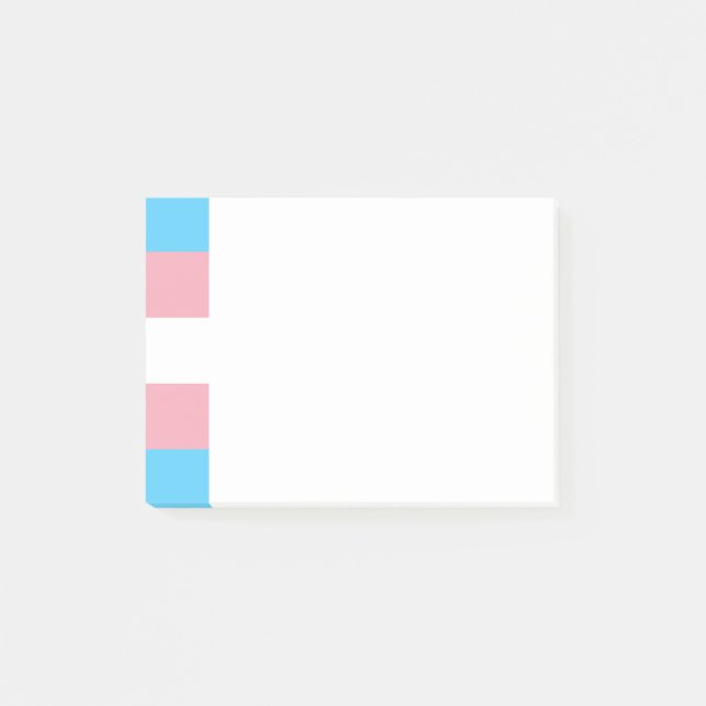 Transgender Pride Post-it Notes (Front)