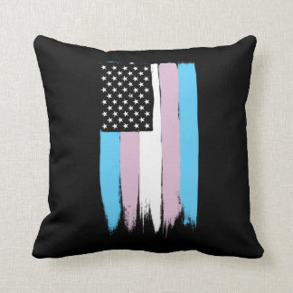 Transgender Pride Stars and Stripes Cushion