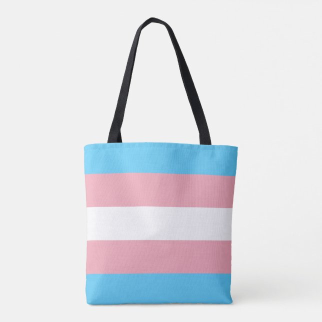 Transgender Pride Tote Bag (Back)