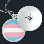 Transgender Sterling Silver Locket<br><div class="desc">Transgender Sterling Silver Locket.  You have the options of customising the image,  transferring the image to other items,  or switching from the sterling silver locket to the silver plated locket or other styles of necklace.</div>