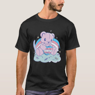 Transgender Stuff Toy Hug Me Bear Rainbow Trans Pr T-Shirt