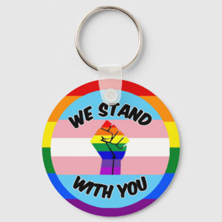 Transgender support key ring
