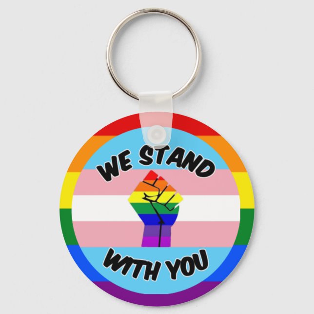 Transgender support key ring (Front)
