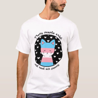 Transgender Support Kitty T-Shirt