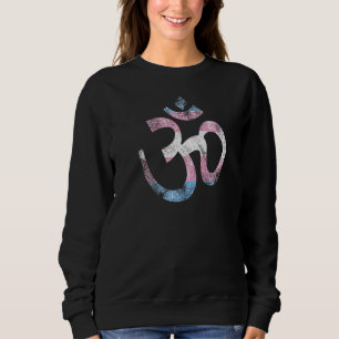 Transgender Yoga Om Lgbt Pride Trans Yoga Aum Ohm Sweatshirt