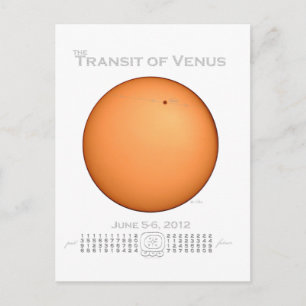 Transit of Venus - 2012 Postcard