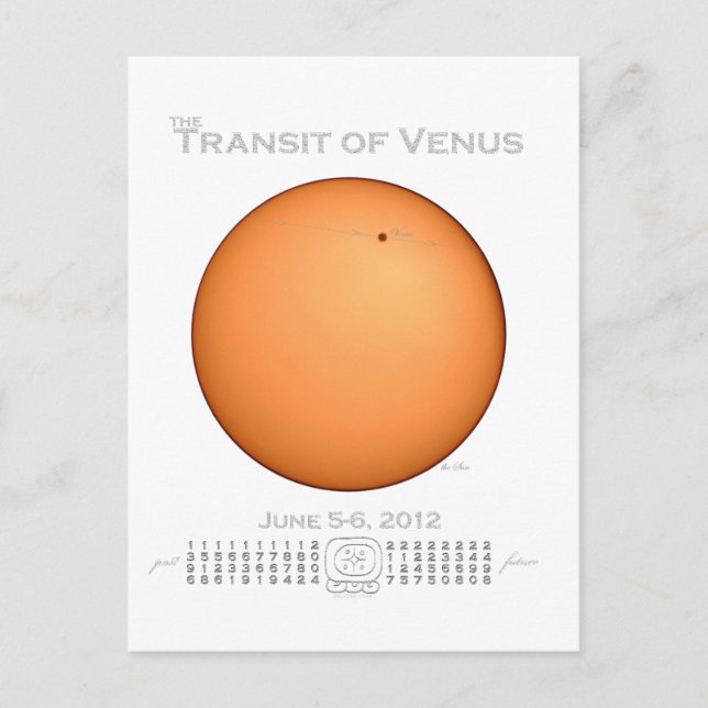 Transit of Venus - 2012 Postcard (Front)