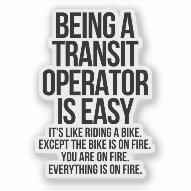 Transit operator (Front)