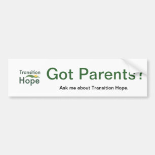 Transition Hope Bumper Sticker
