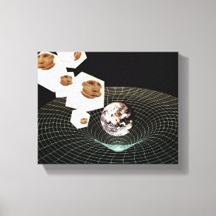 Transition to another dimension canvas print