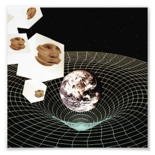 Transition to another dimension photo print