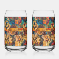 Translucent Aqua "Inherited Artistry" 16oz Glass P