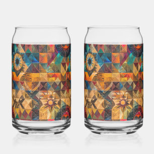 Translucent Aqua "Inherited Artistry" 16oz Glass P