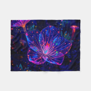 Translucent Blue Fleece Blanket