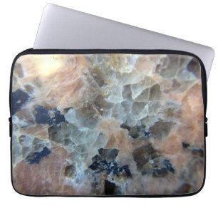 Translucent granite laptop sleeve