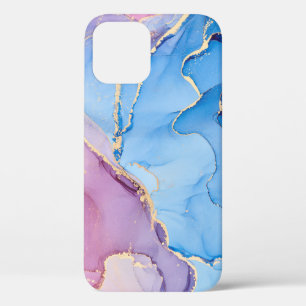 Translucent Hues Fluid: Alcohol Ink Abstract iPhone 12 Case
