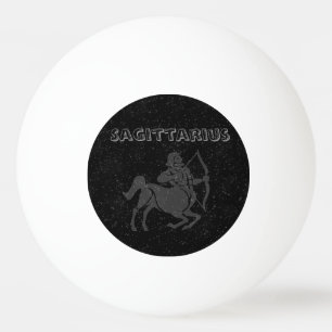Translucent Sagittarius Ping Pong Ball