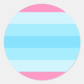 transmasculine flag classic round sticker