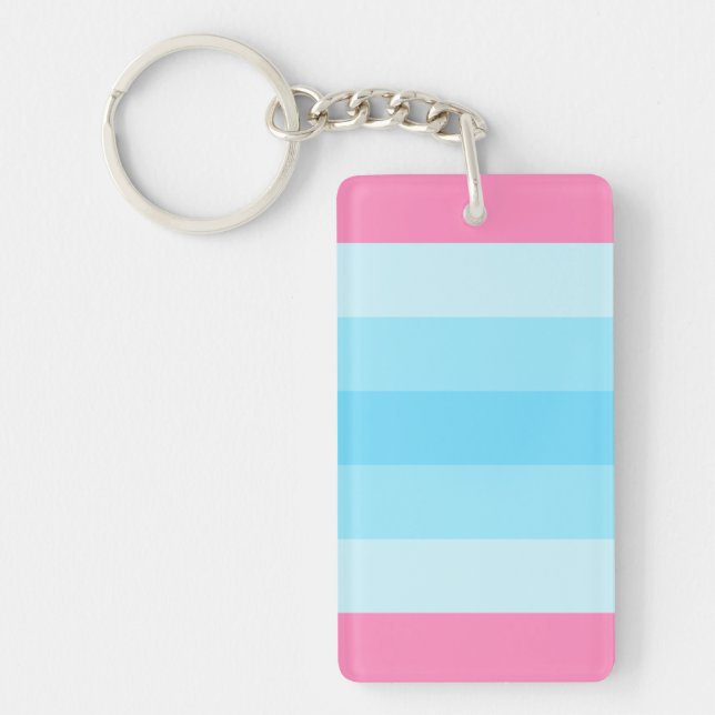 Transmasculine Pride Flag Key Ring (Front)