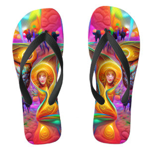 Transmigration of Souls Custom Created Flip Flops
