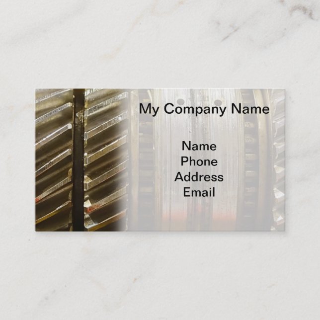 Transmission and Engine Repair Business Card (Front)