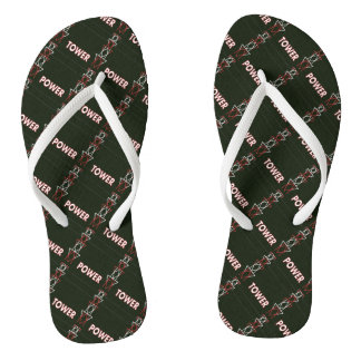 Transmission Tower and Power Line Pattern Thongs