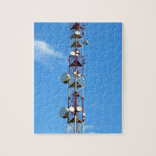 Transmitter antenna jigsaw puzzle