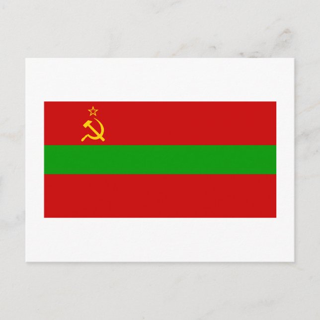 Transnistria Flag Postcard (Front)