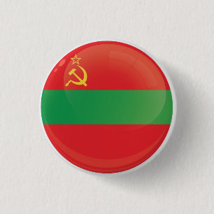 Transnistria  Round Icon Flag 3 Cm Round Badge