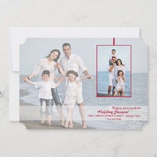 Transparency Holiday Photo Card