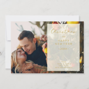 Transparency Overlay Photo Merry Xmas Save The Date
