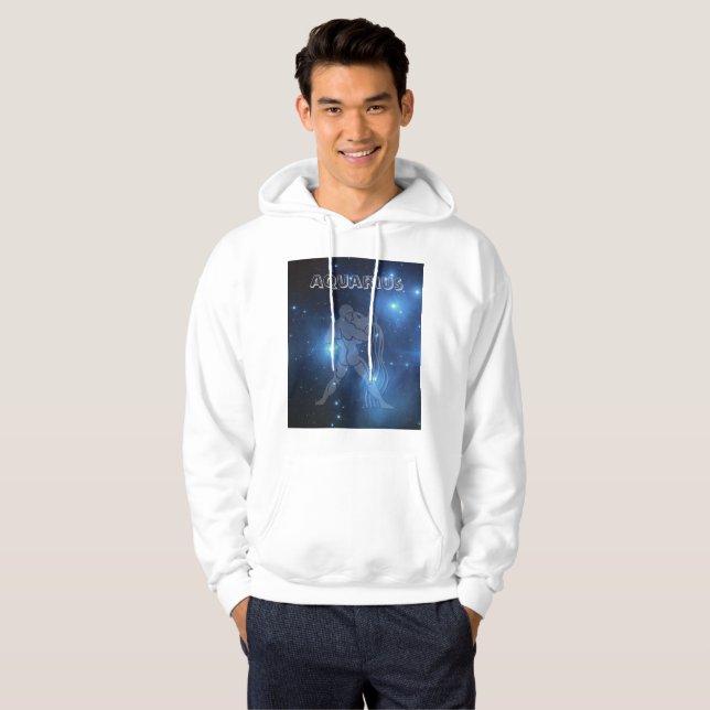 Transparent Aquarius Hoodie (Front Full)