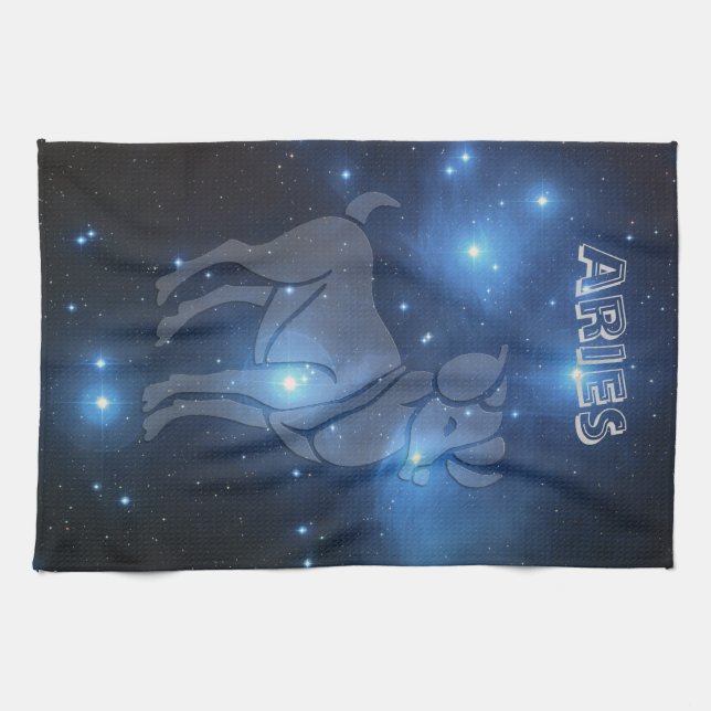 Transparent Aries Tea Towel (Horizontal)