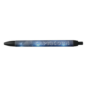 Transparent Capricorn Black Ink Pen