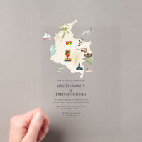 Transparent Cartagena Colombia Destination Wedding