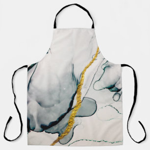Transparent creativity. Abstract artwork. Trendy w Apron