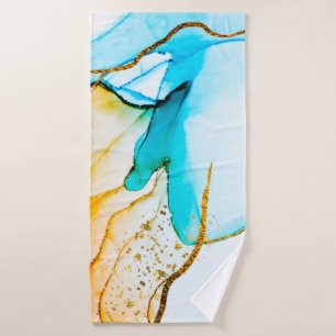 Transparent creativity. Abstract artwork. Trendy w Bath Towel