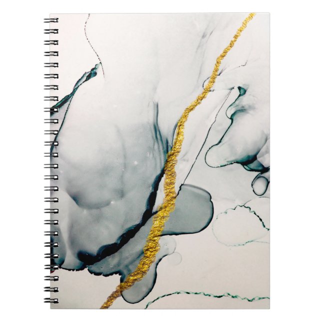 Transparent creativity. Abstract artwork. Trendy w Notebook (Front)