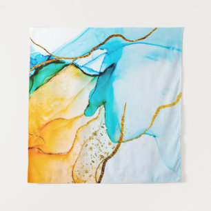 Transparent creativity. Abstract artwork. Trendy w Tapestry