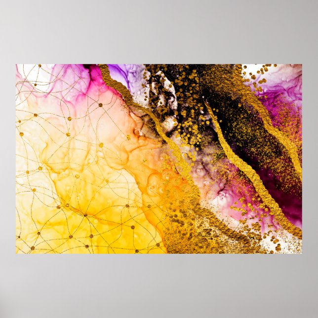 Transparent creativity. Abstract clouds -ART. Mast Poster (Front)