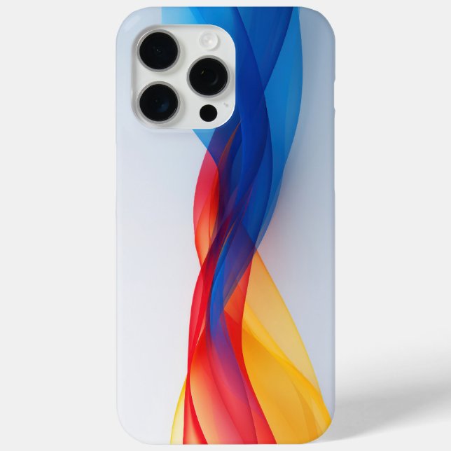 Transparent floating shapes in primary colours Case-Mate iPhone case (Back)