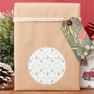 Transparent Grid Overlay – Editable PNG Texture Classic Round Sticker